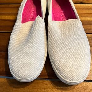 Rothys - White Terry Slip On Sneaker